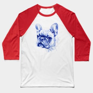 french bulldog pencil drawing [Black line], act 4 Baseball T-Shirt